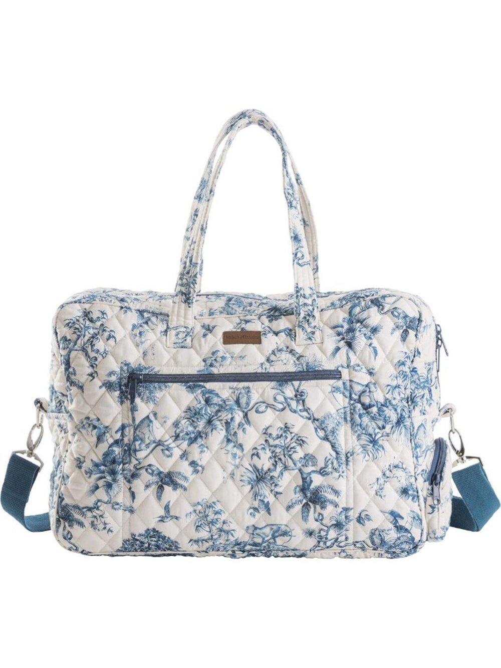 Stylish Cotton Quilted Weekender Bag for Women & Men | Travel Duffel & Gym Tote